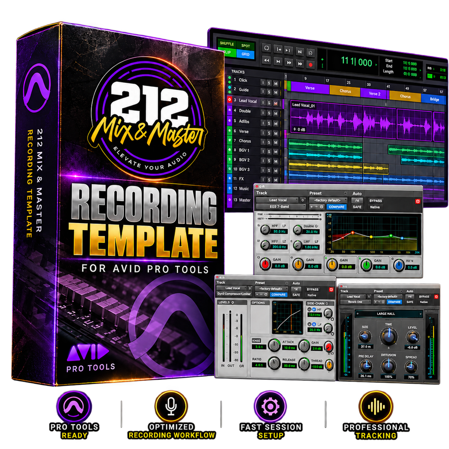 PRO TOOLS [STOCK] Recording Template